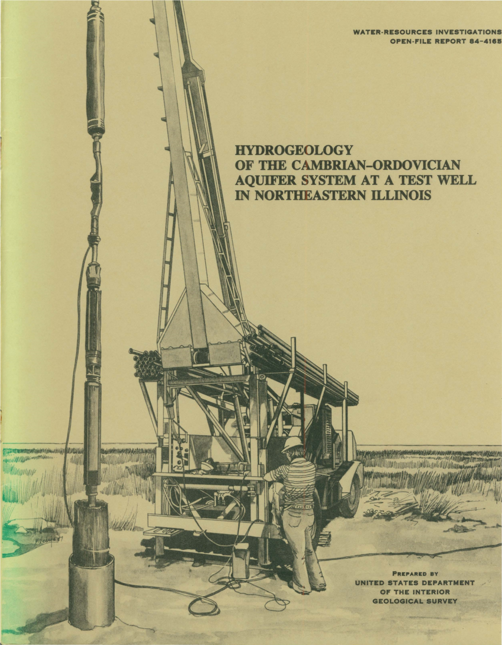 Hydrogeology of the Cambrian-Ordovician Aquifer System at a Test Well in Northeastern Illinois