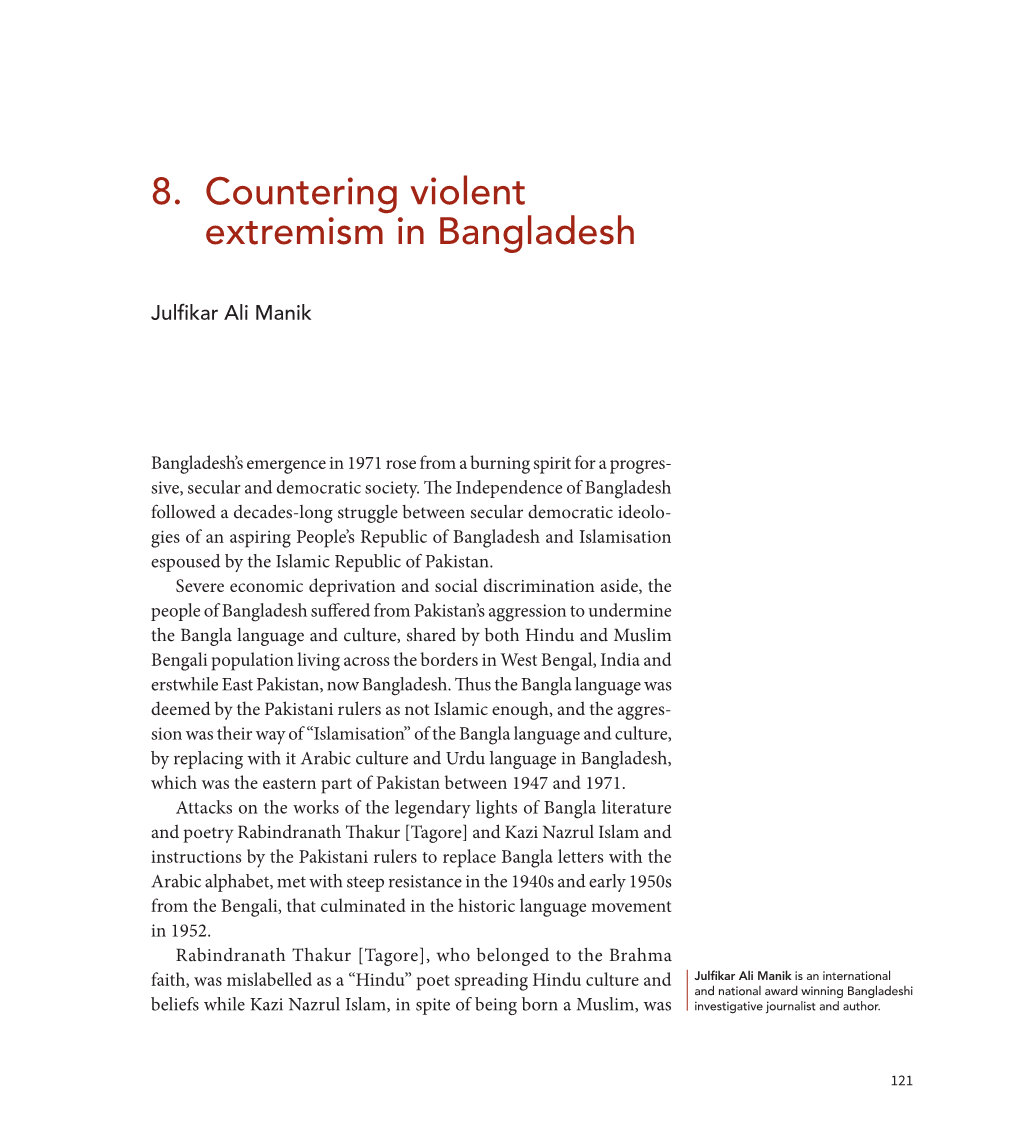 Countering Violent Extremism in Bangladesh