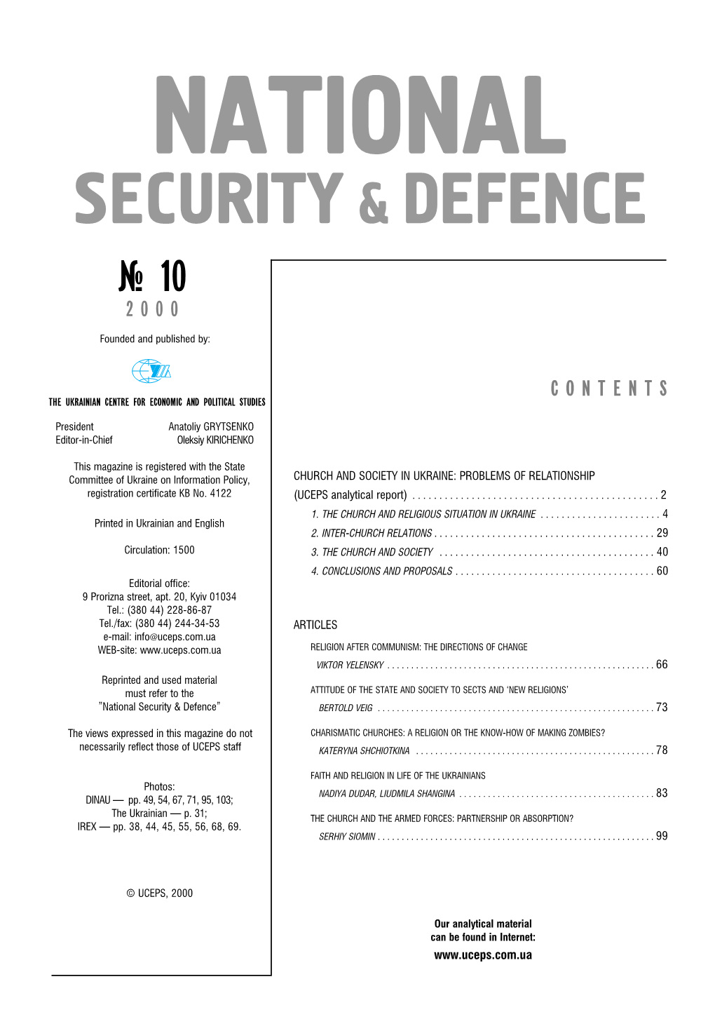 Security& Defence