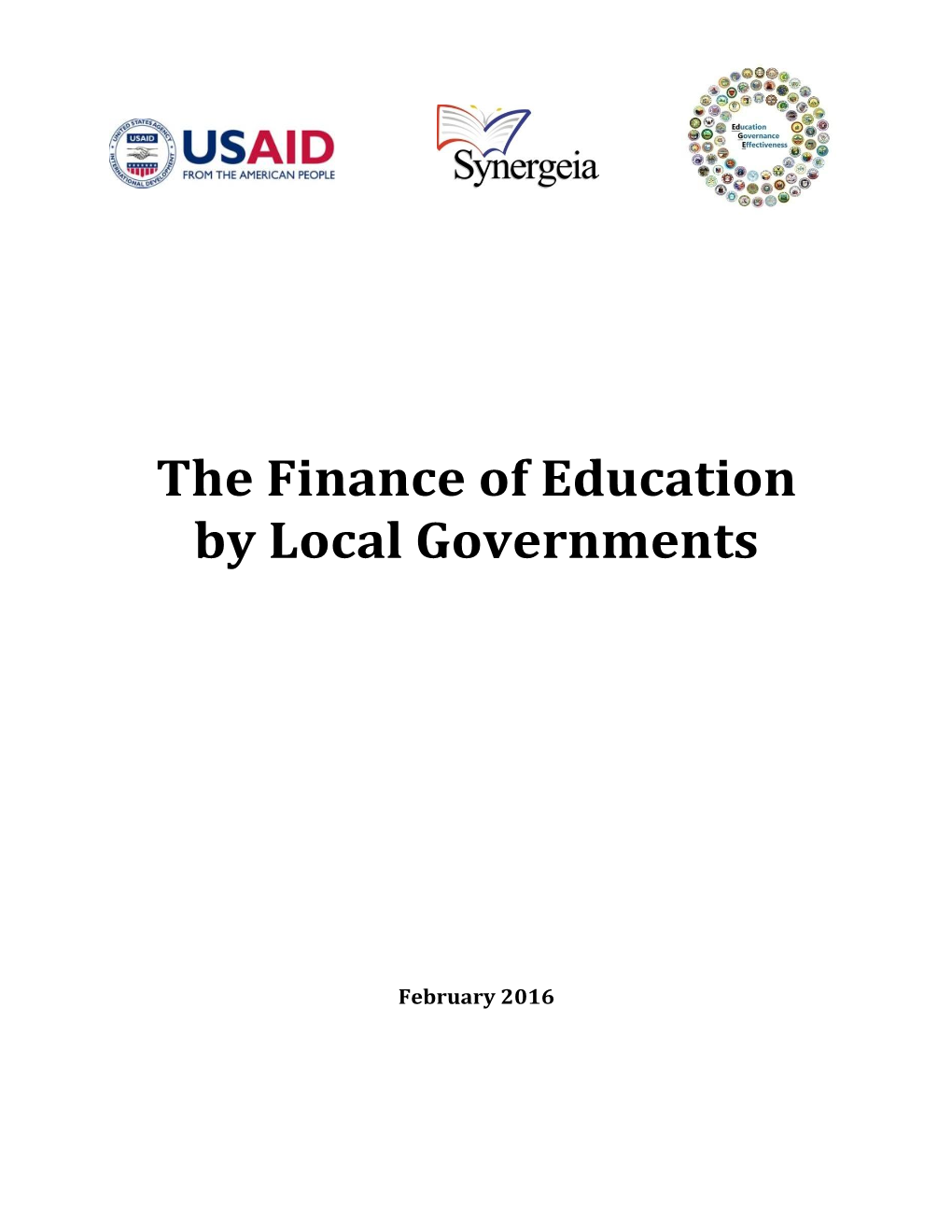 The Finance of Education by Local Governments