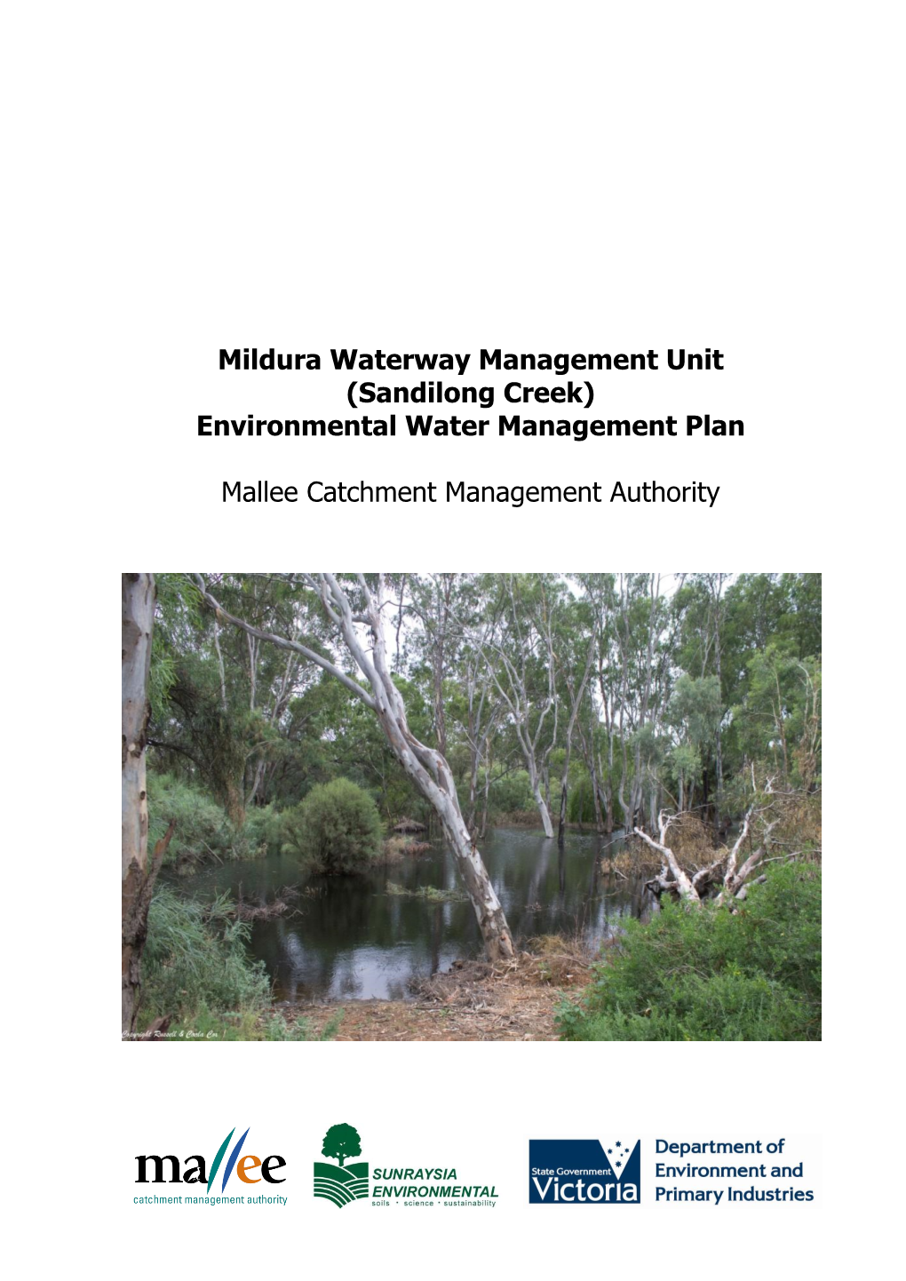 Sandilong Creek) Environmental Water Management Plan