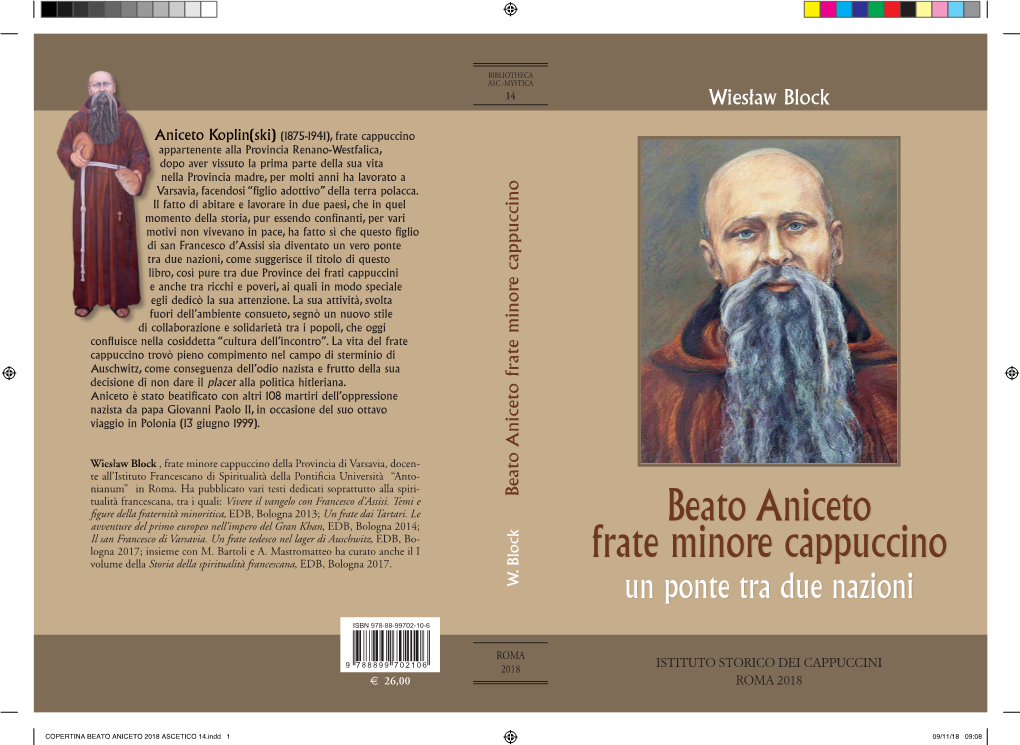 Beato Aniceto Frate Minore Cappuccino Minore Aniceto Frate Beato Tualità Francescana, Tra I Quali: Vivere Il Vangelo Con Francesco D’Assisi