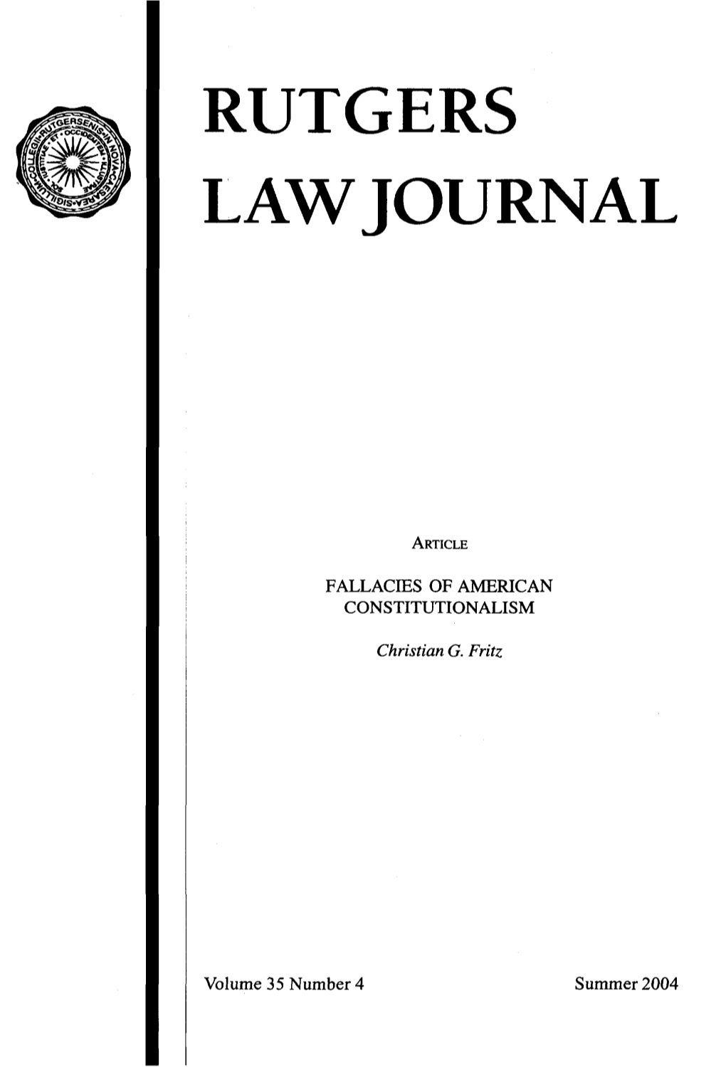 Rutgers Lawjournal