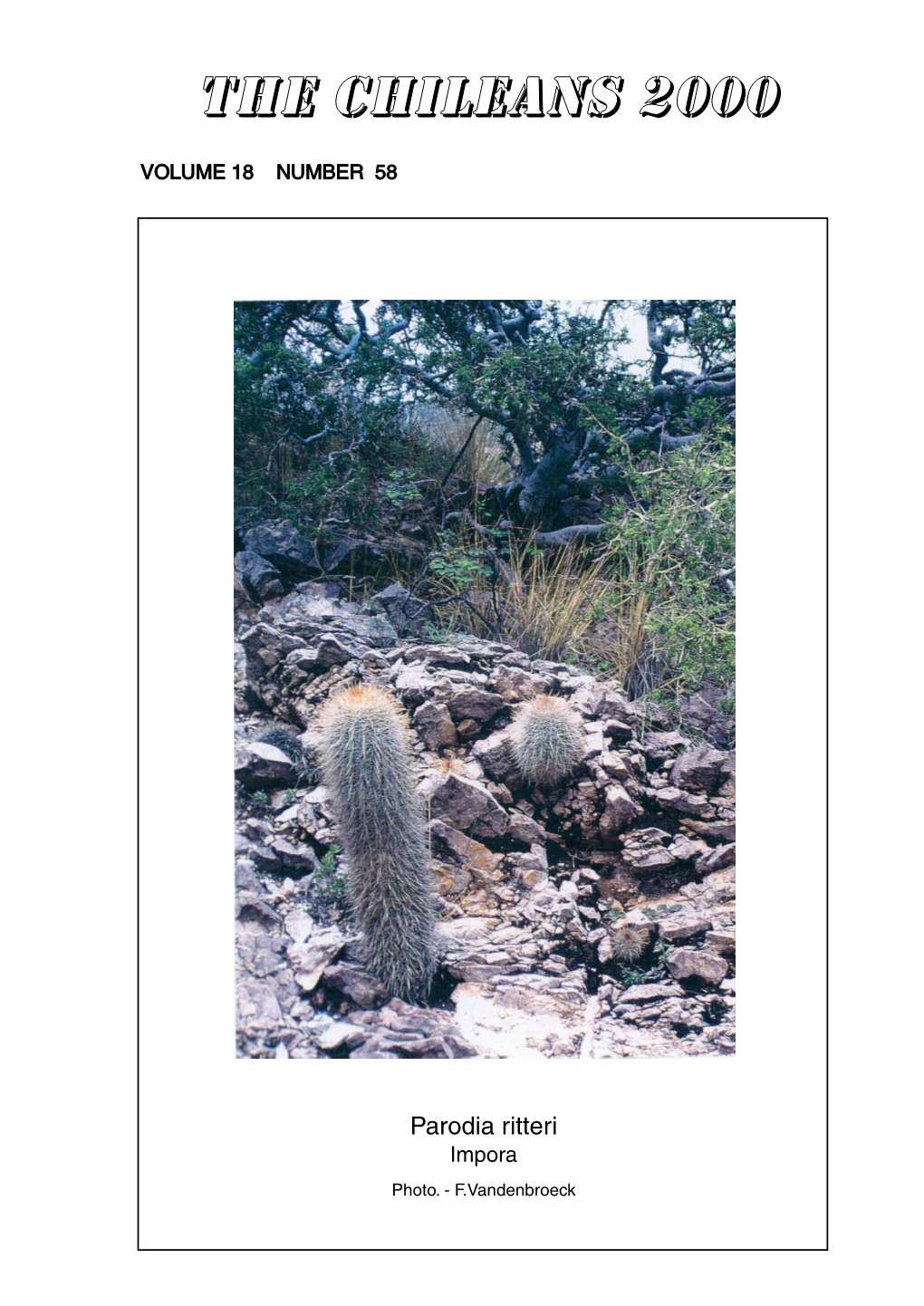 Cactus Explorers Journal