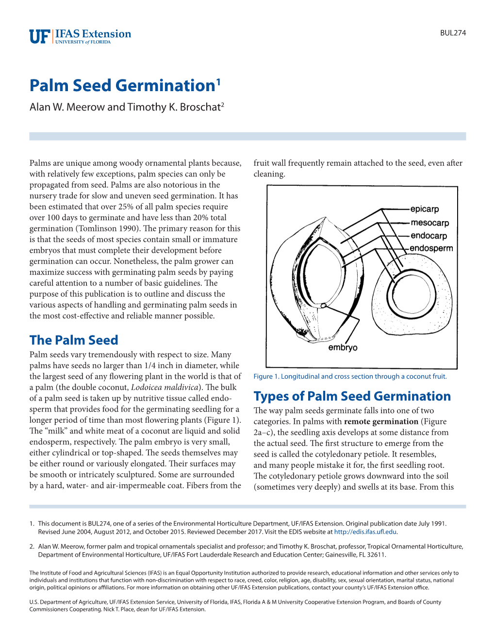 Palm Seed Germination1 Alan W