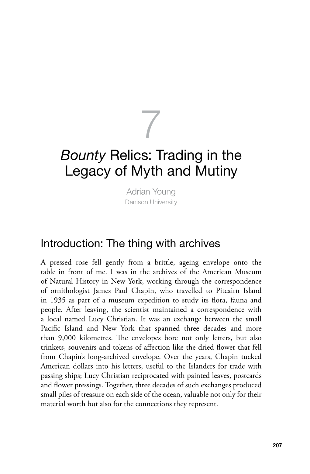 7. Bounty Relics