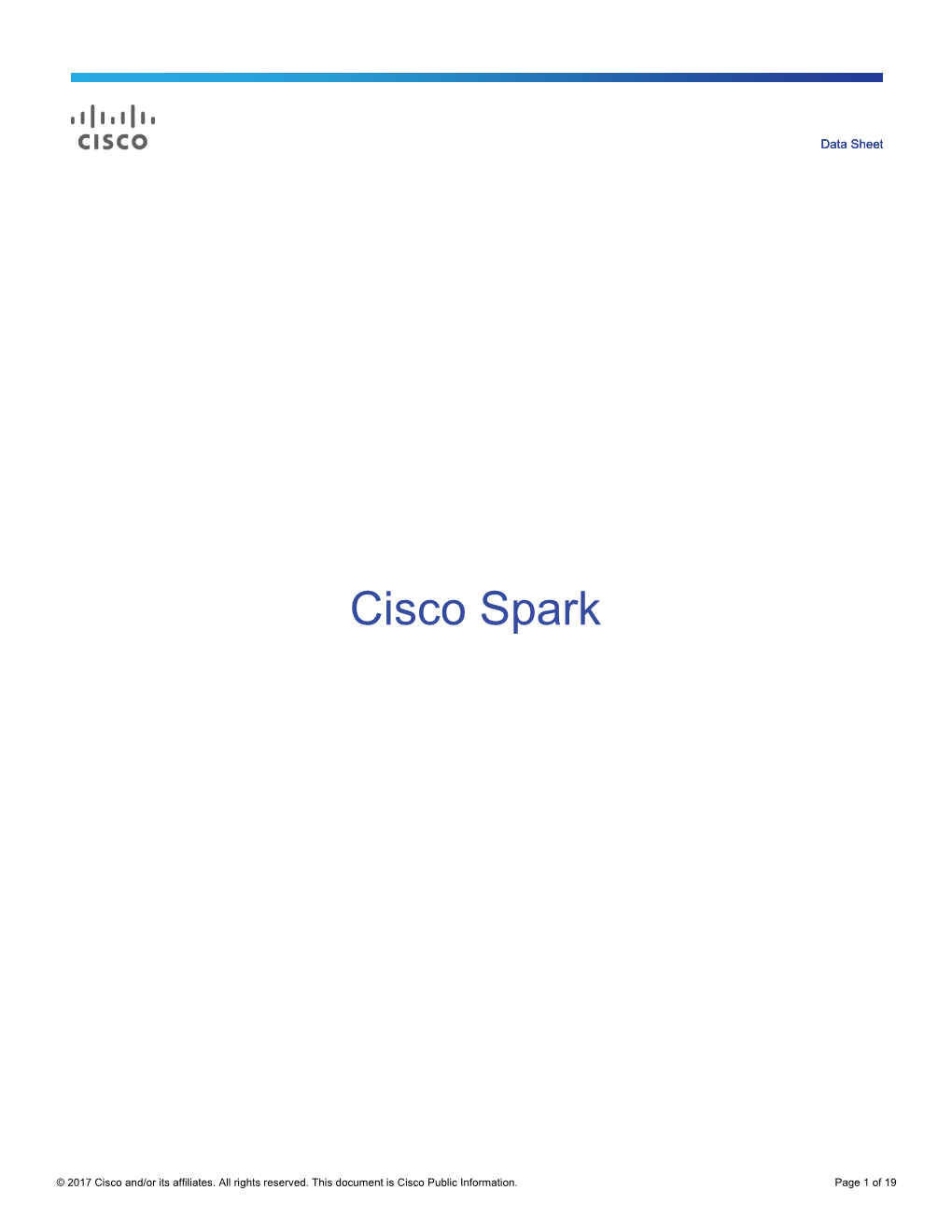 Ciscocisco Spark Spark Service