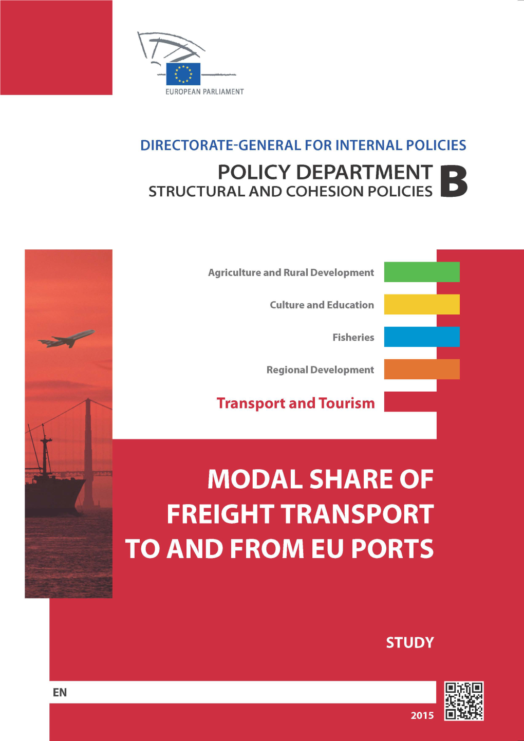 Modal Share of Freight Transport to and from Eu Ports