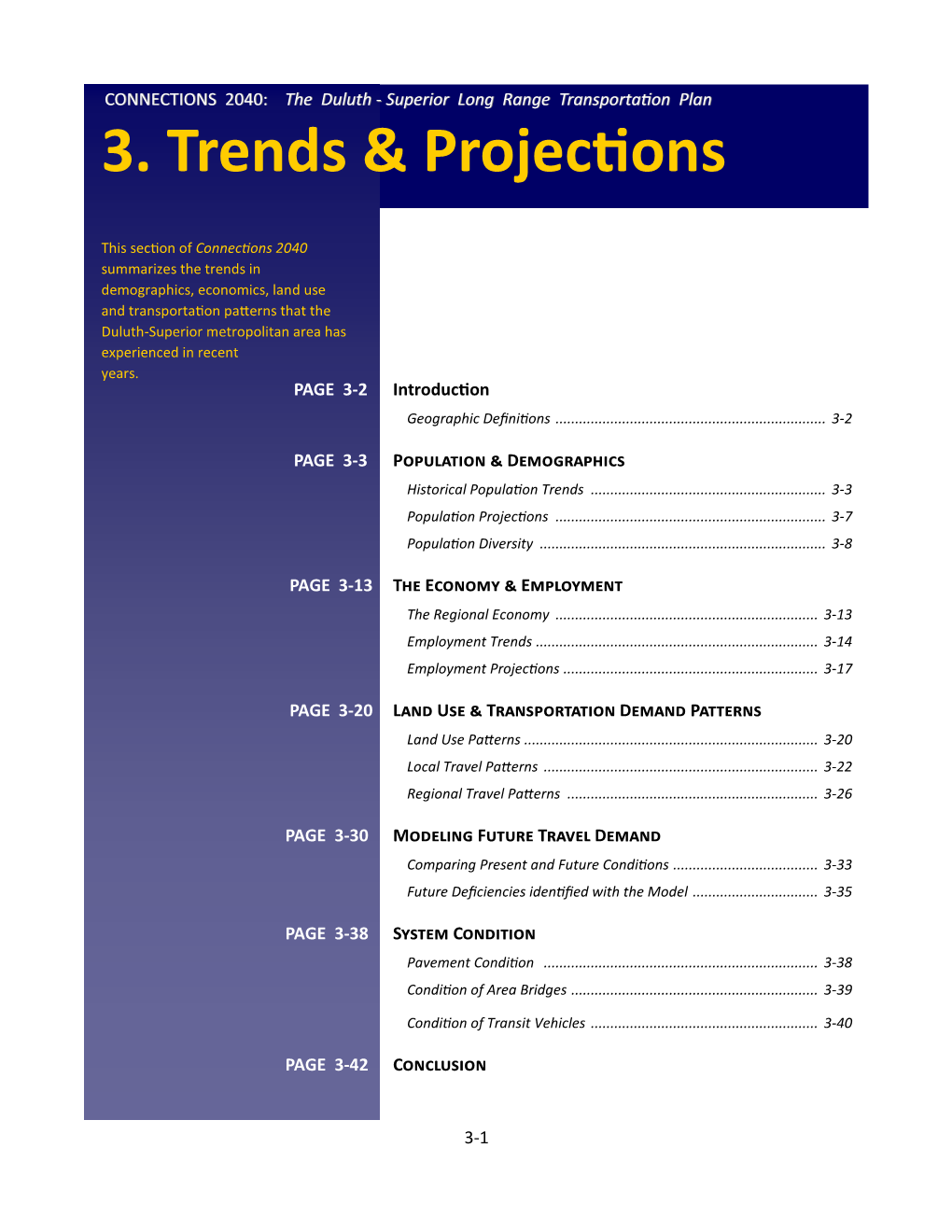 3. Trends & Projections