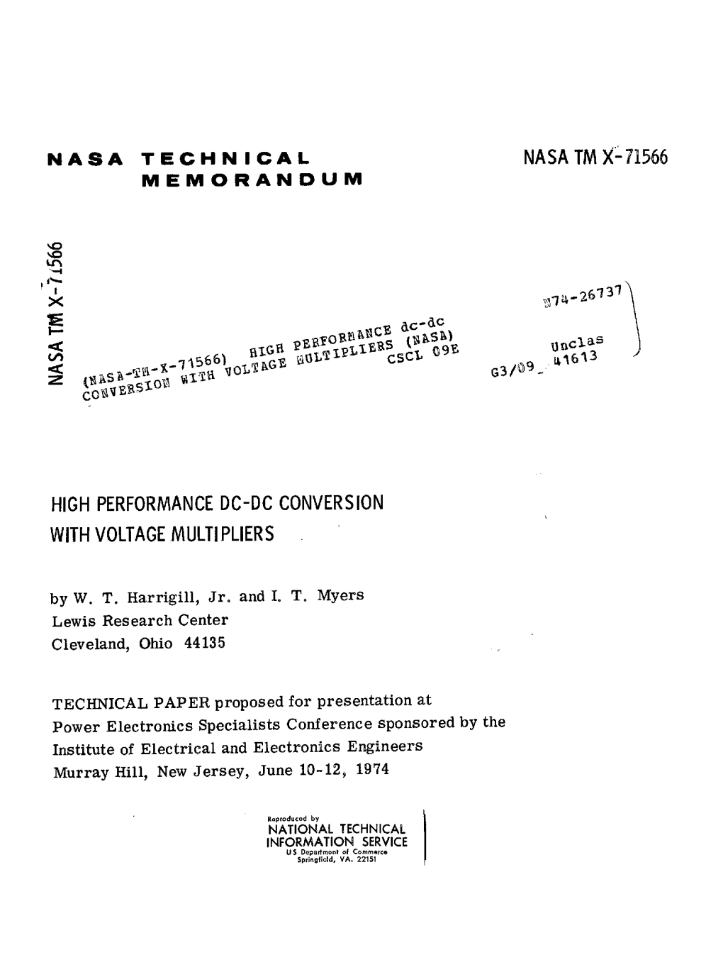 High Performance Dc-Dc Conversion with Voltage Multipliers