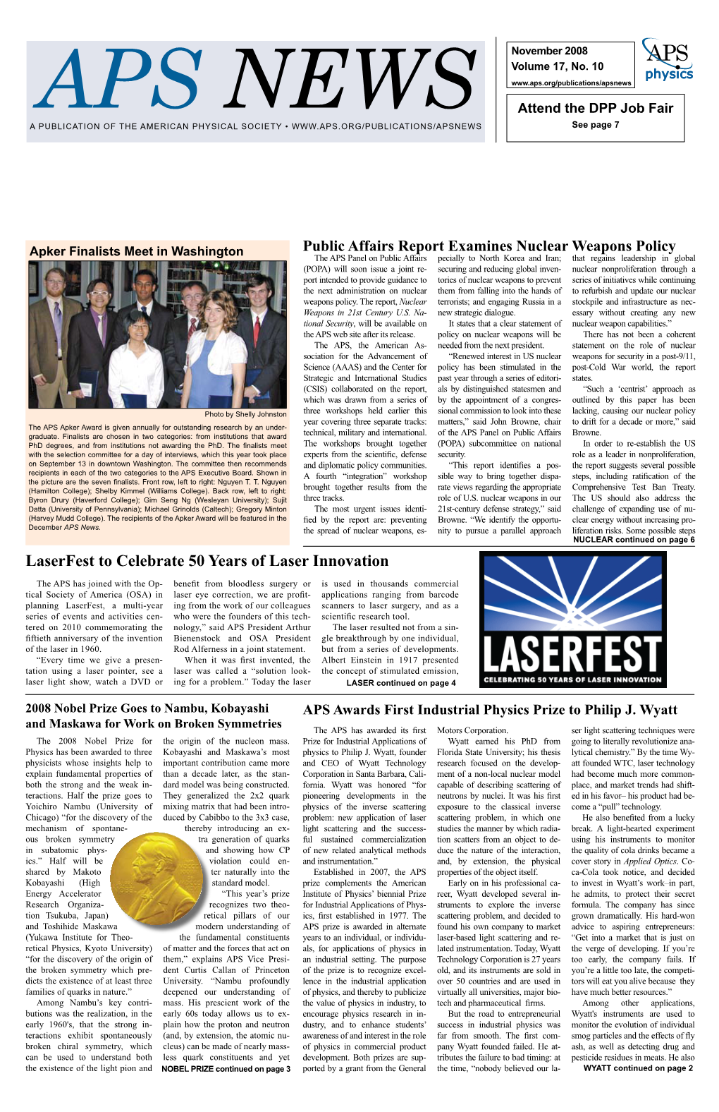 Laserfest to Celebrate 50 Years of Laser Innovation