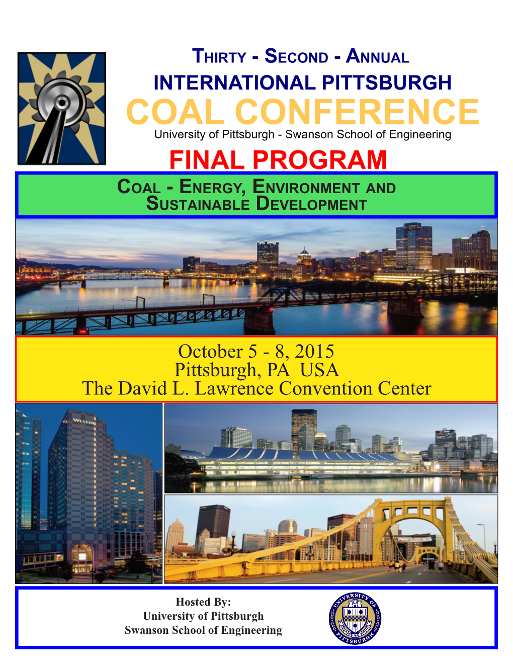 Coal Conference Held October 5 - 8, 2015 at the David L