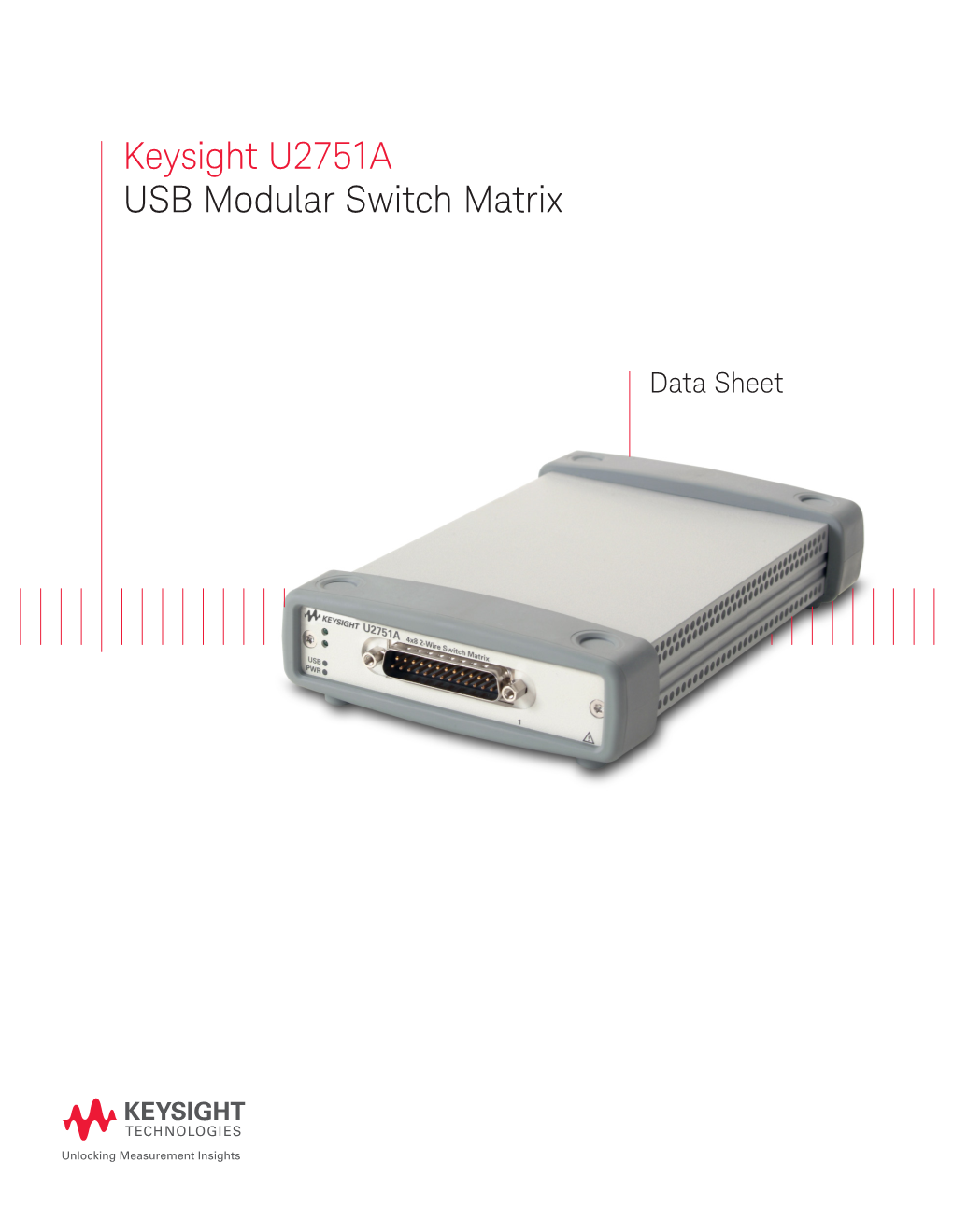 U2751A USB Modular Switch Matrix–Data Sheet