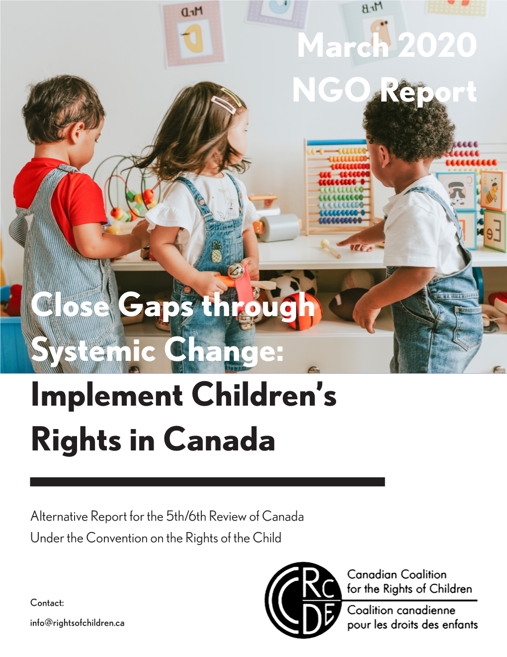 Close Gaps Through Systemic Change: Implement Children's Rights In