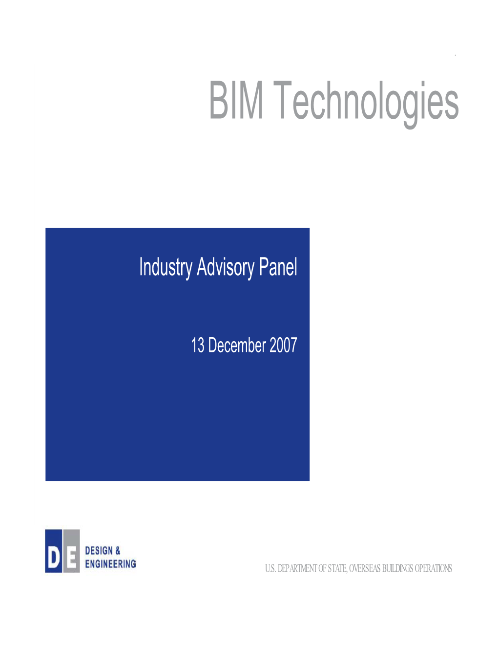 BIM Technologies