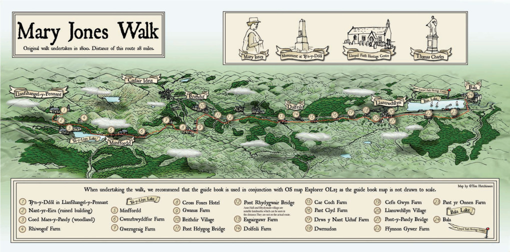 Mary Jones Walk: a Walking Guide the Mary Jones Walk: a Walking Guide 05 LLANFIHANGEL-Y-PENNANT to MINFFORDD – OS 674095/733115 SECTION 1