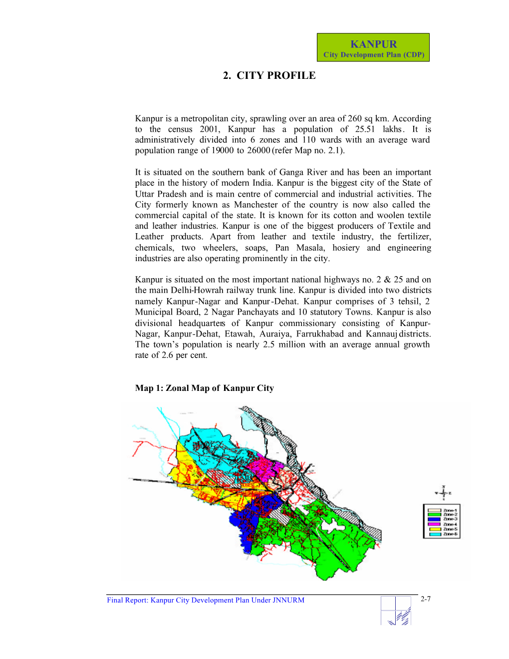Kanpur 2. City Profile