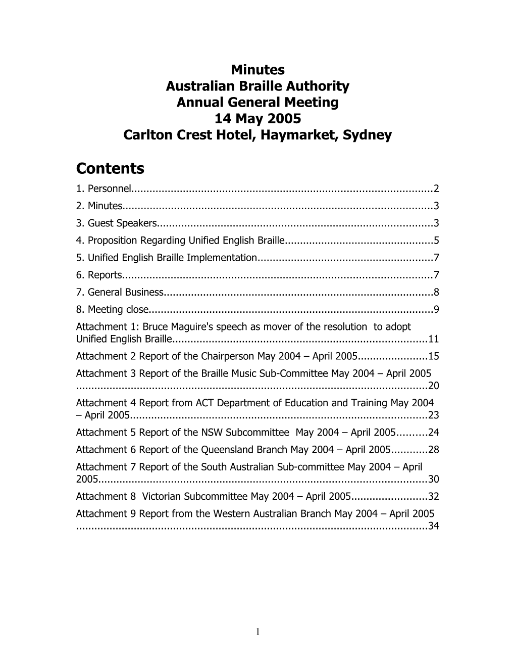 4. Proposition Regarding Unified English Braille 5