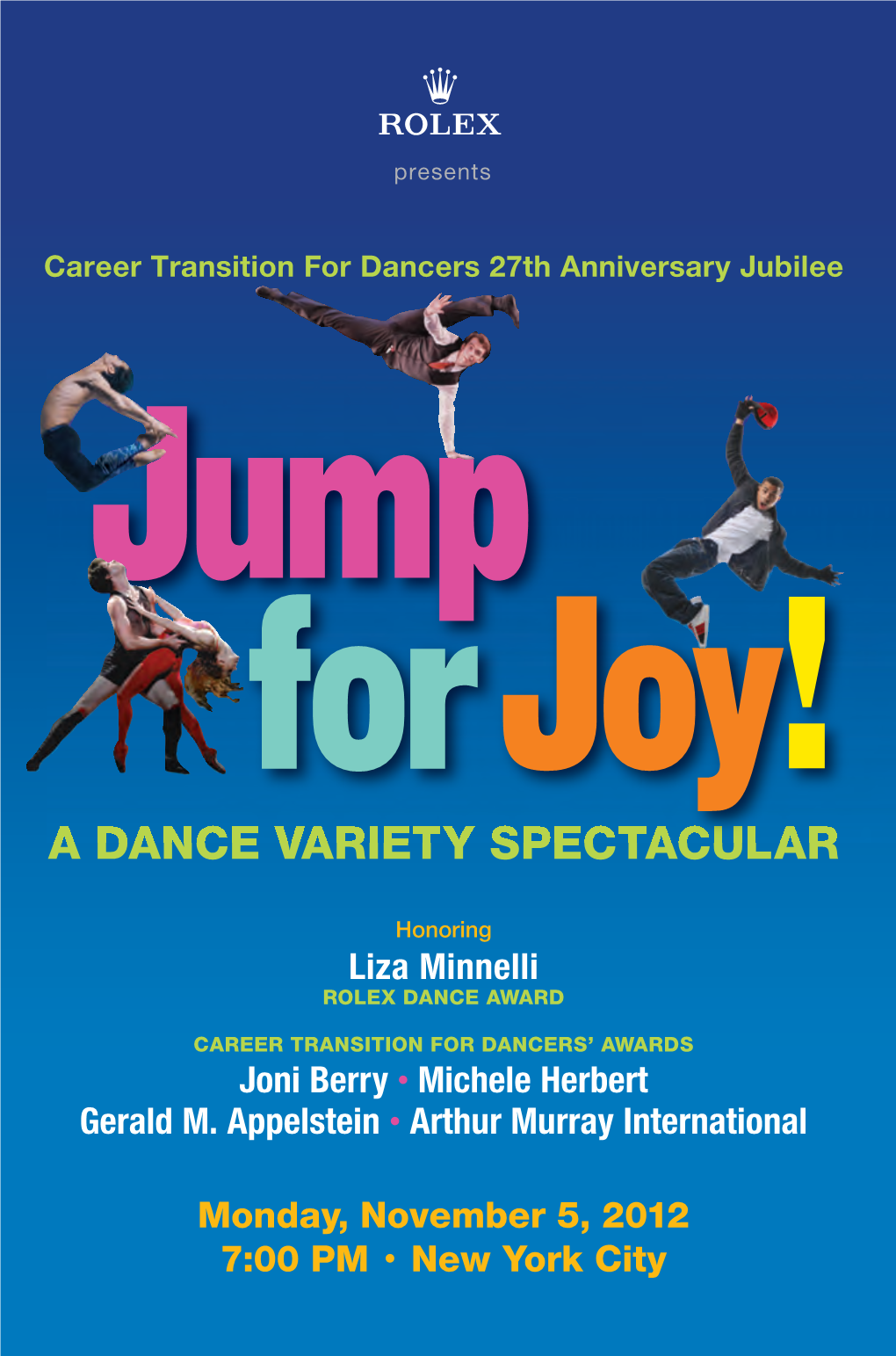 Career Transition for Dancers 27Th Anniversary Jubilee GALA CHAIRS Chita Rivera Etta Brandman Gerald M