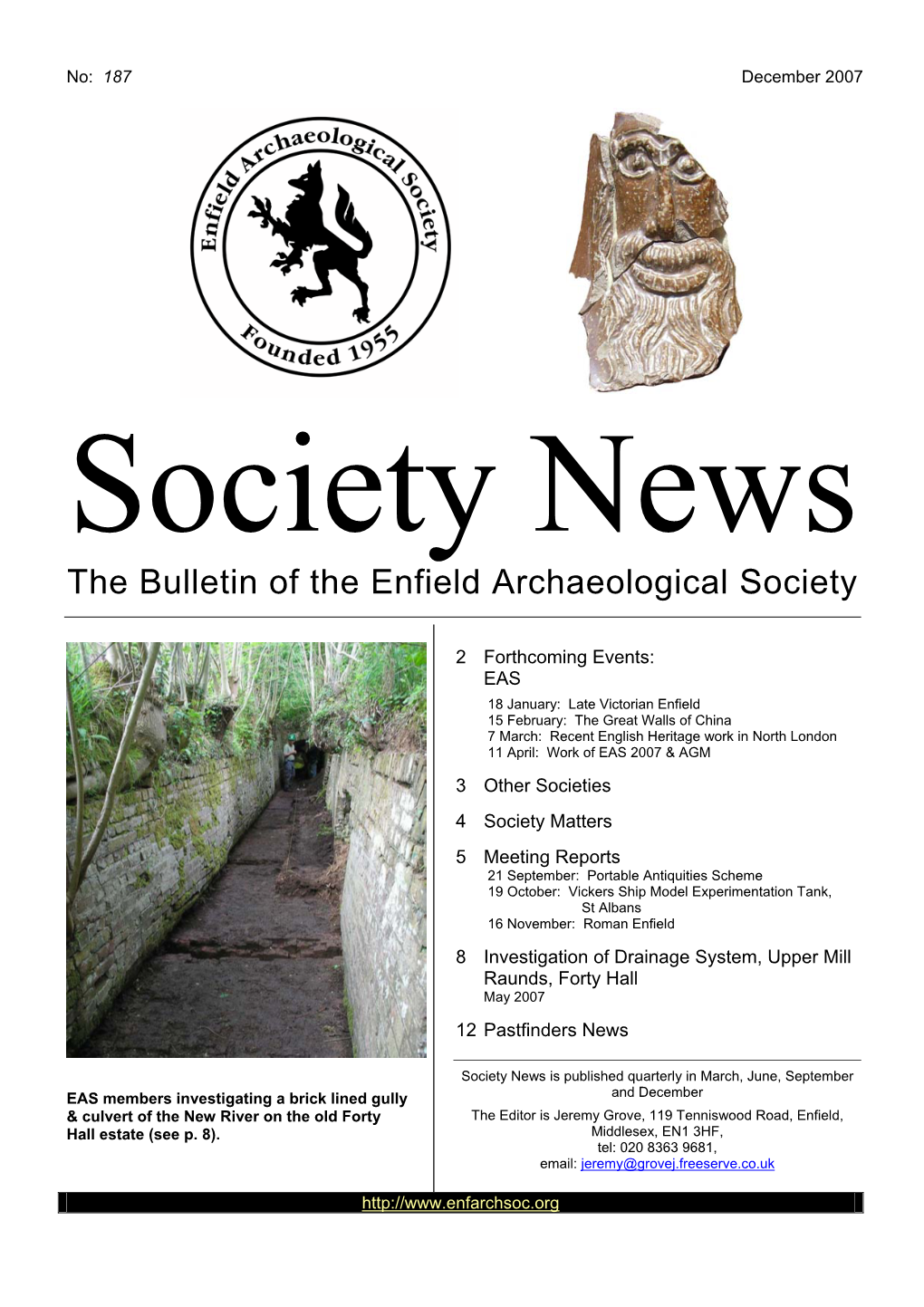 The Bulletin of the Enfield Archaeological Society
