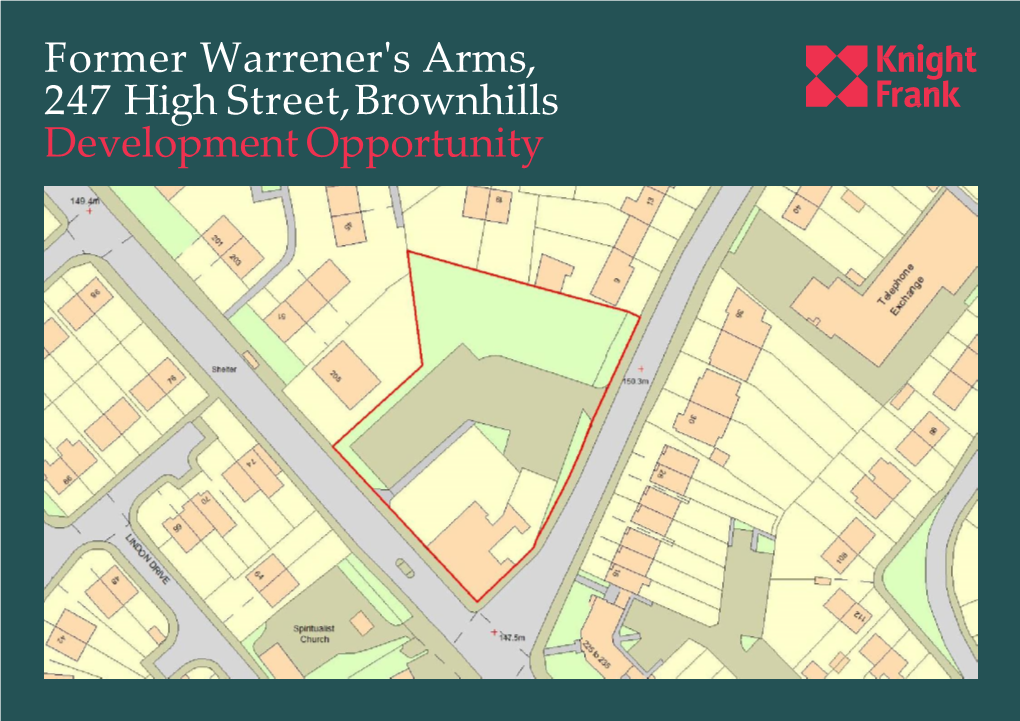 Former Warrener's Arms, 247 High Street,Brownhills Development