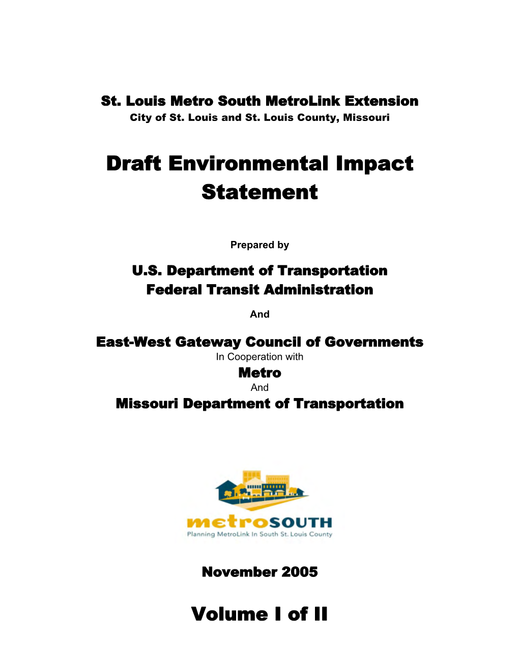 Draft Environmental Impact Statement