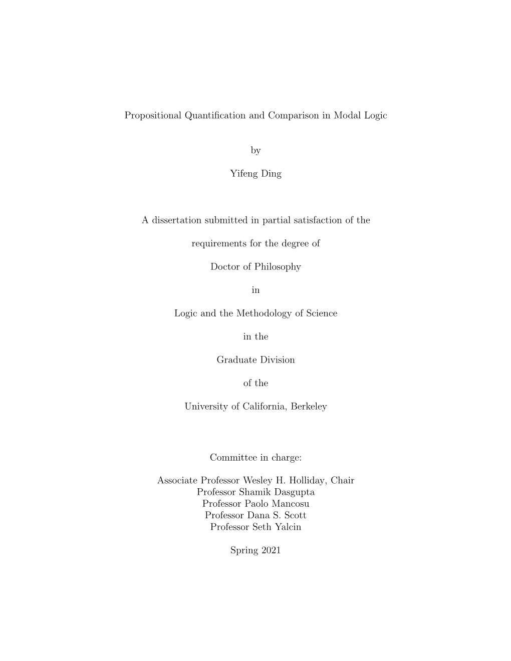 Propositional Quantification and Comparison in Modal Logic By