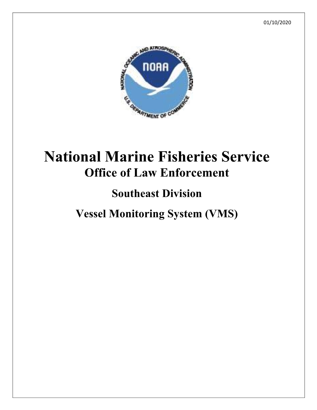 National Marine Fisheries Service Office of Law Enforcement