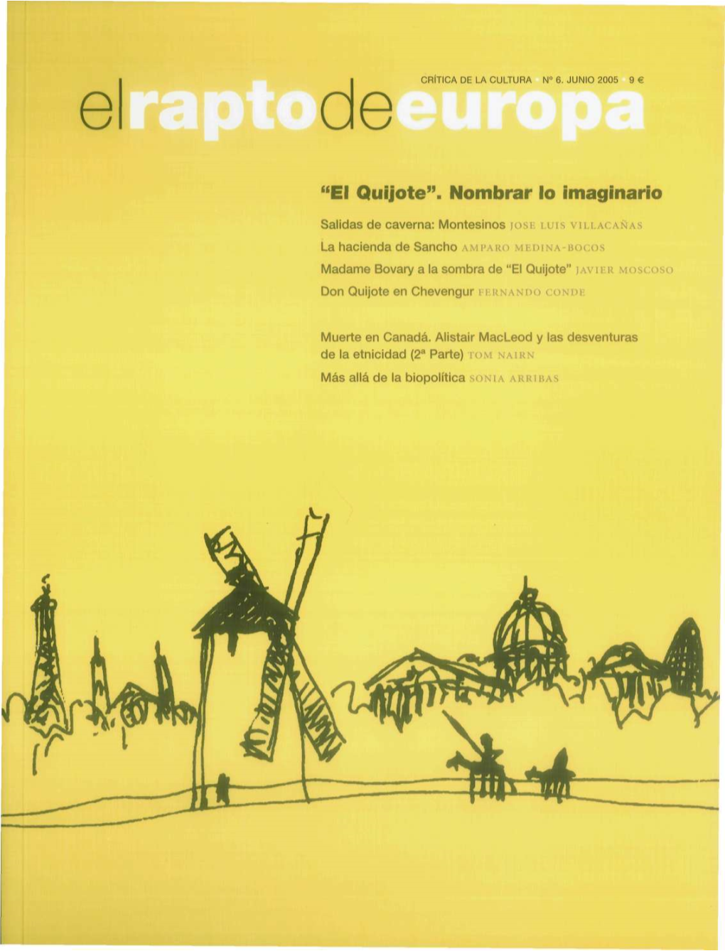El Rapto De Europa. Crítica De La Cultura Núm. 6, Junio 2005