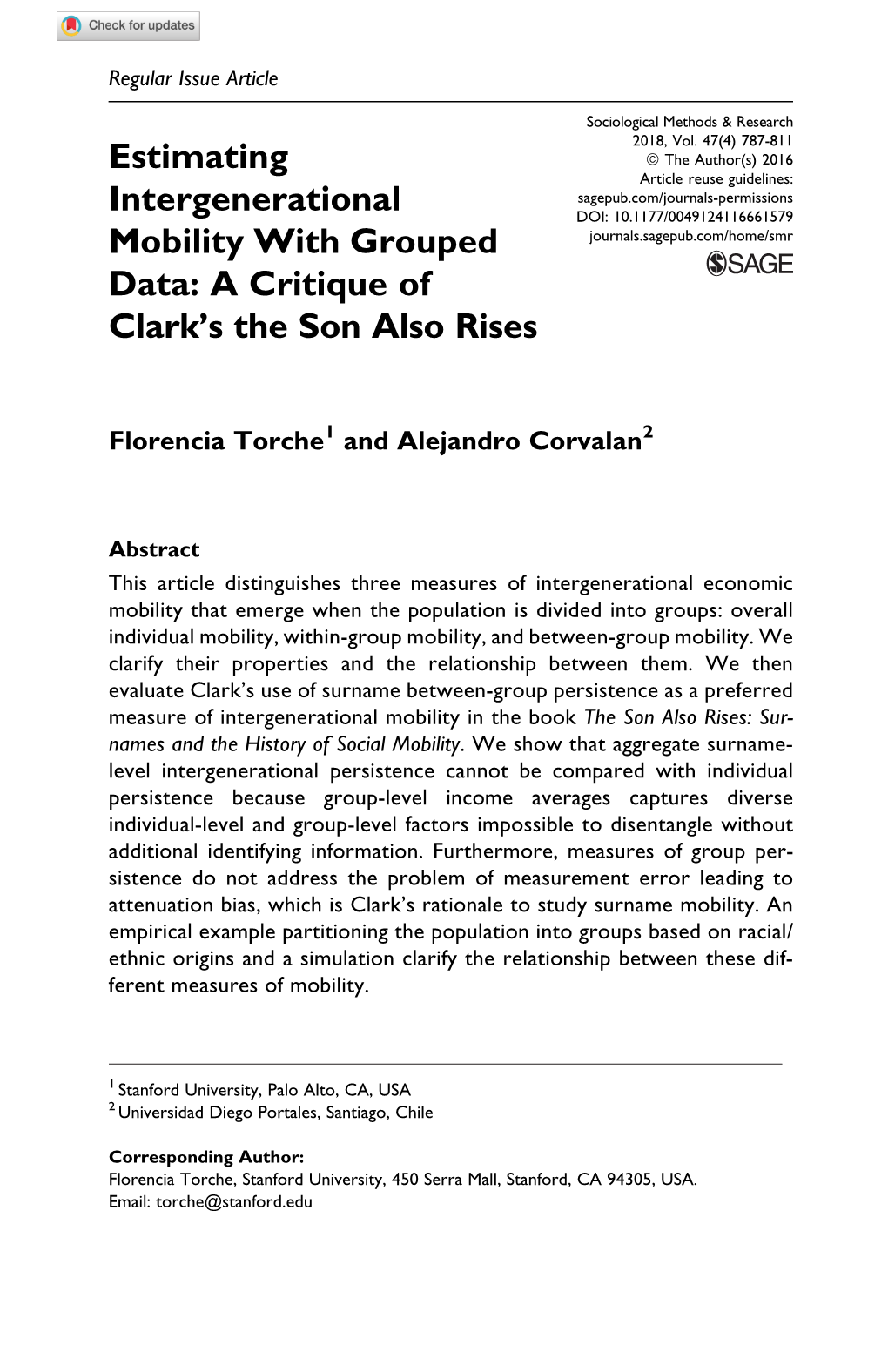 Estimating Intergenerational Mobility with Grouped Data