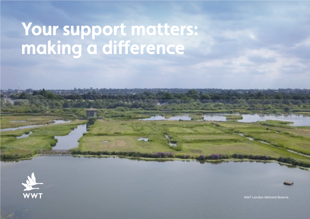 Your Support Matters: Making a Difference