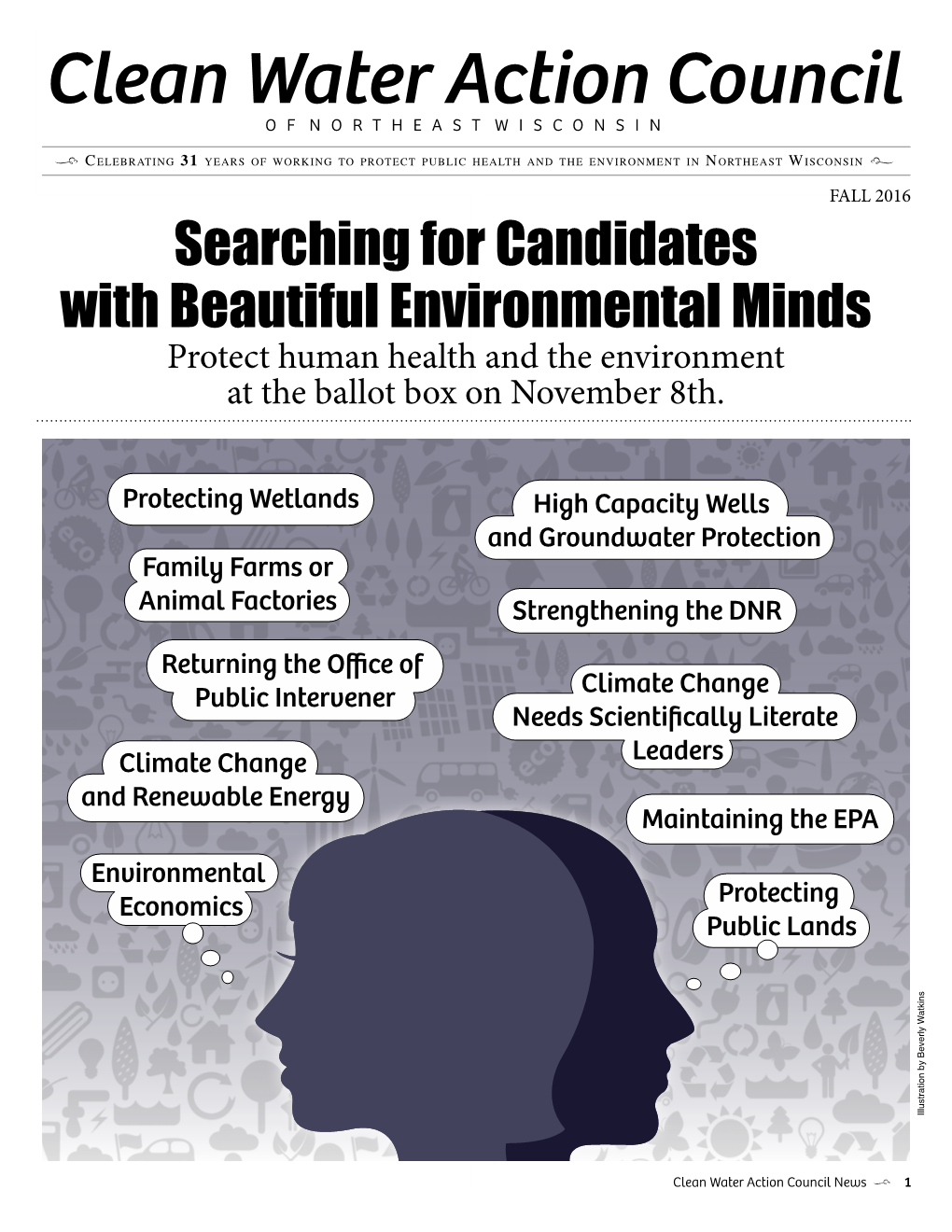 Searching for Candidates with Beautiful Environmental Minds Protect Human Health and the Environment at the Ballot Box on November 8Th