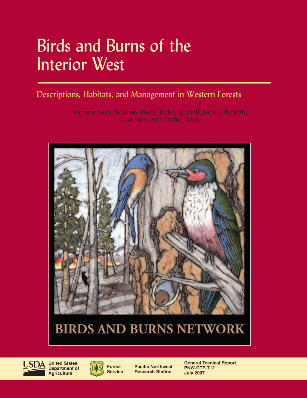 Birds and Burns of the Interior West