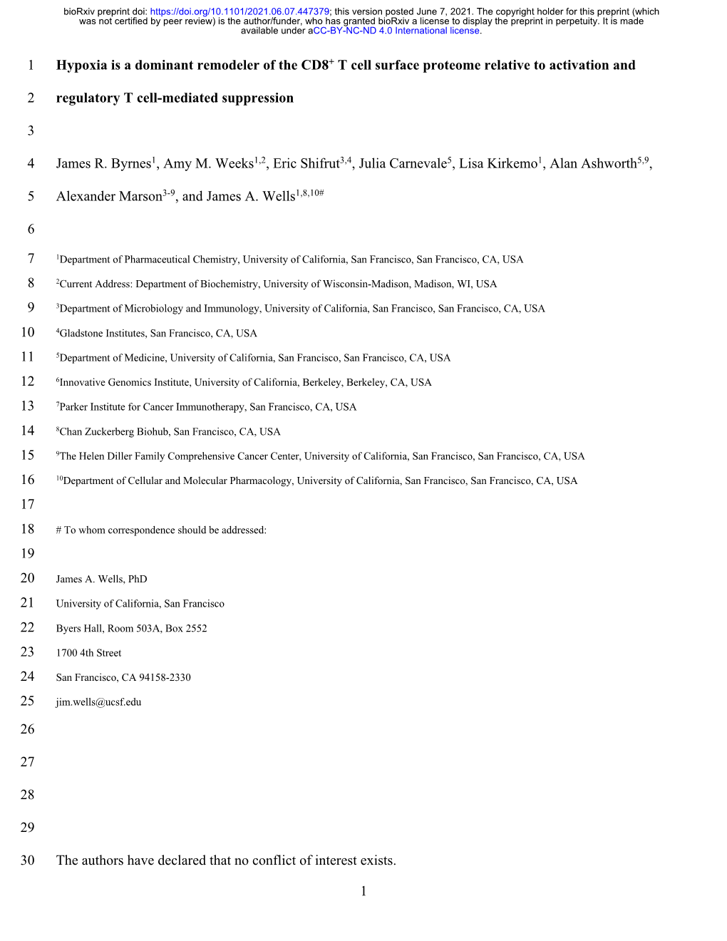 Hypoxia Is a Dominant Remodeler of the CD8+ T Cell Surface Proteome Relative to Activation And