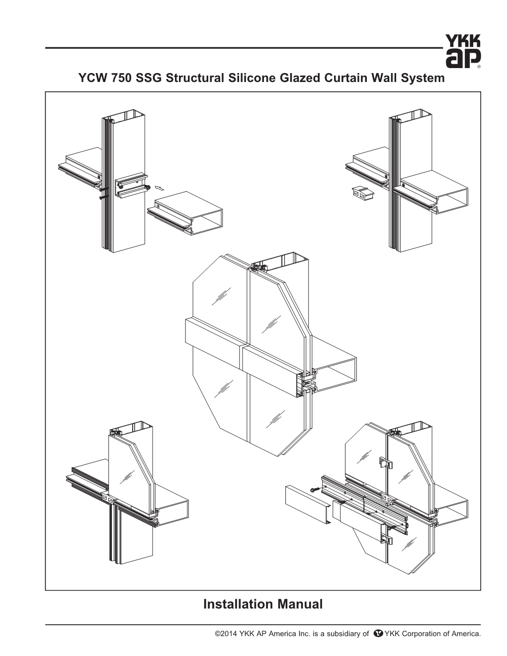 YCW 750 SSG Structural Silicone Glazed Curtain Wall System