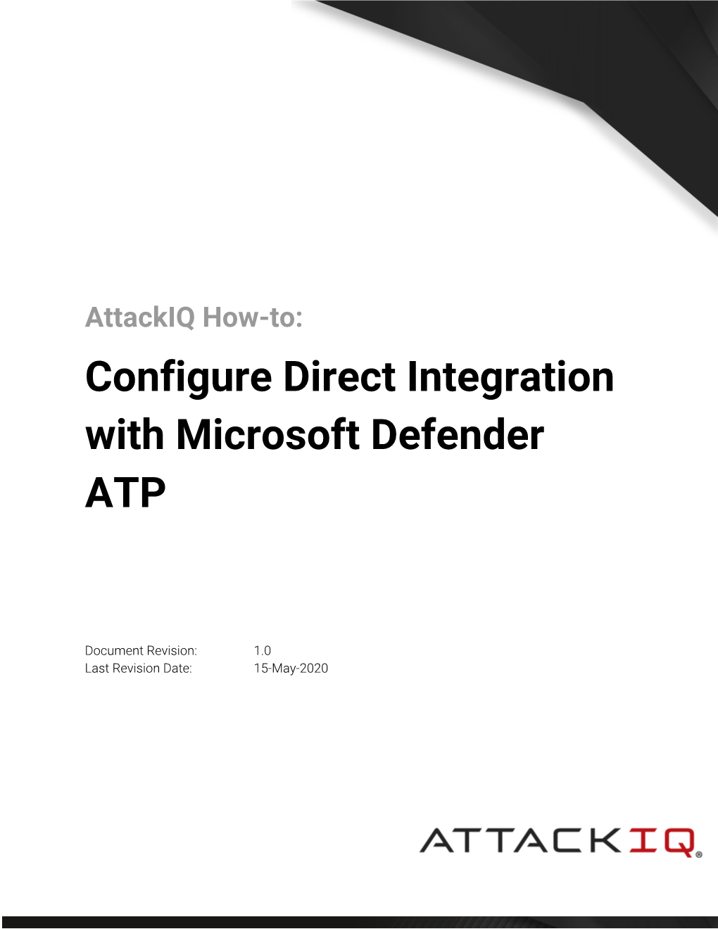 Configure Direct Integration with Microsoft Defender ATP