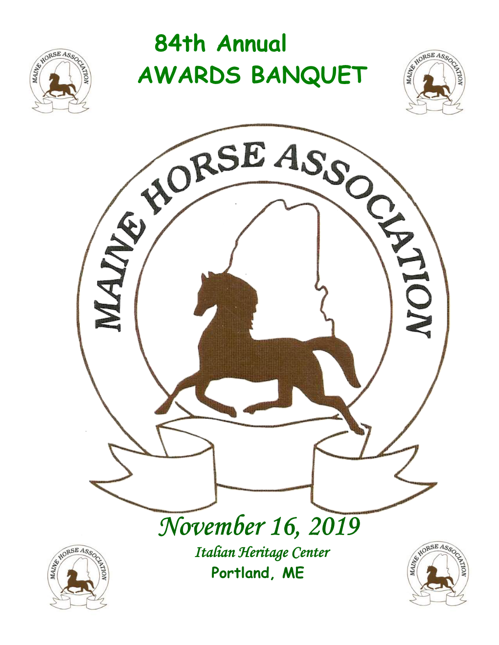 84Th Annual AWARDS BANQUET