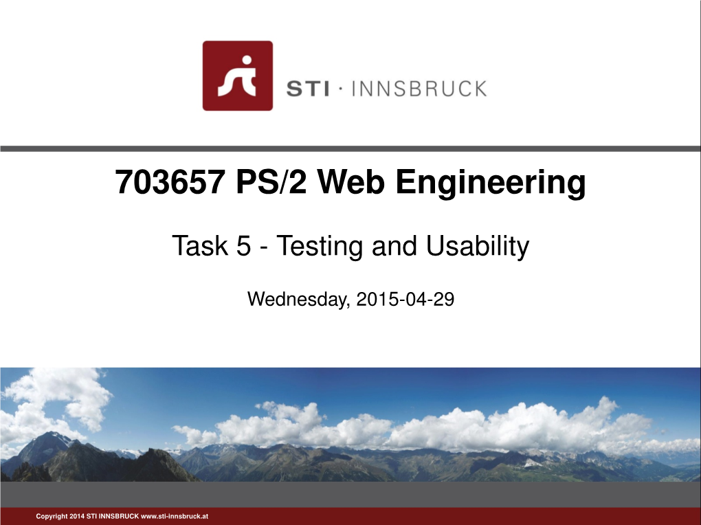 703657 PS/2 Web Engineering