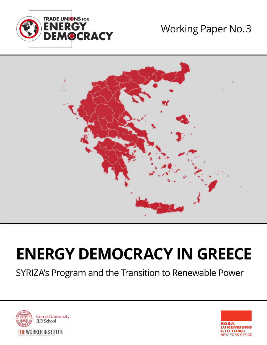 Energy Democracy in Greece: Syriza's Program and the Transition to Renewable Power