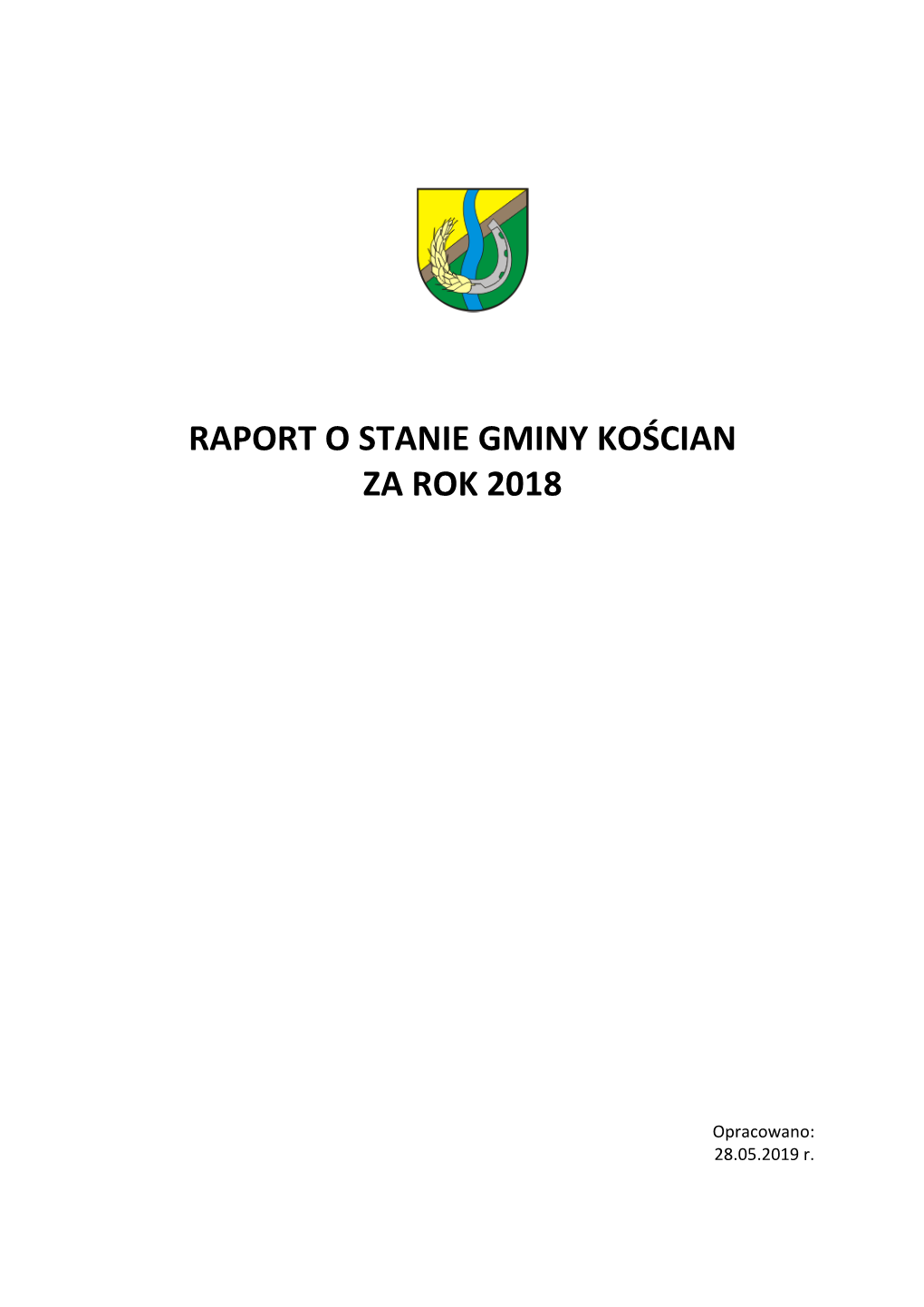 Raport O Stanie Gminy Kościan Za Rok 2018