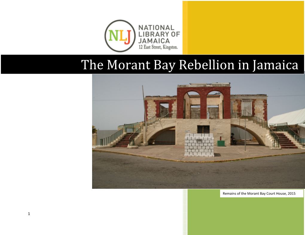 The Morant Bay Rebellion in Jamaica