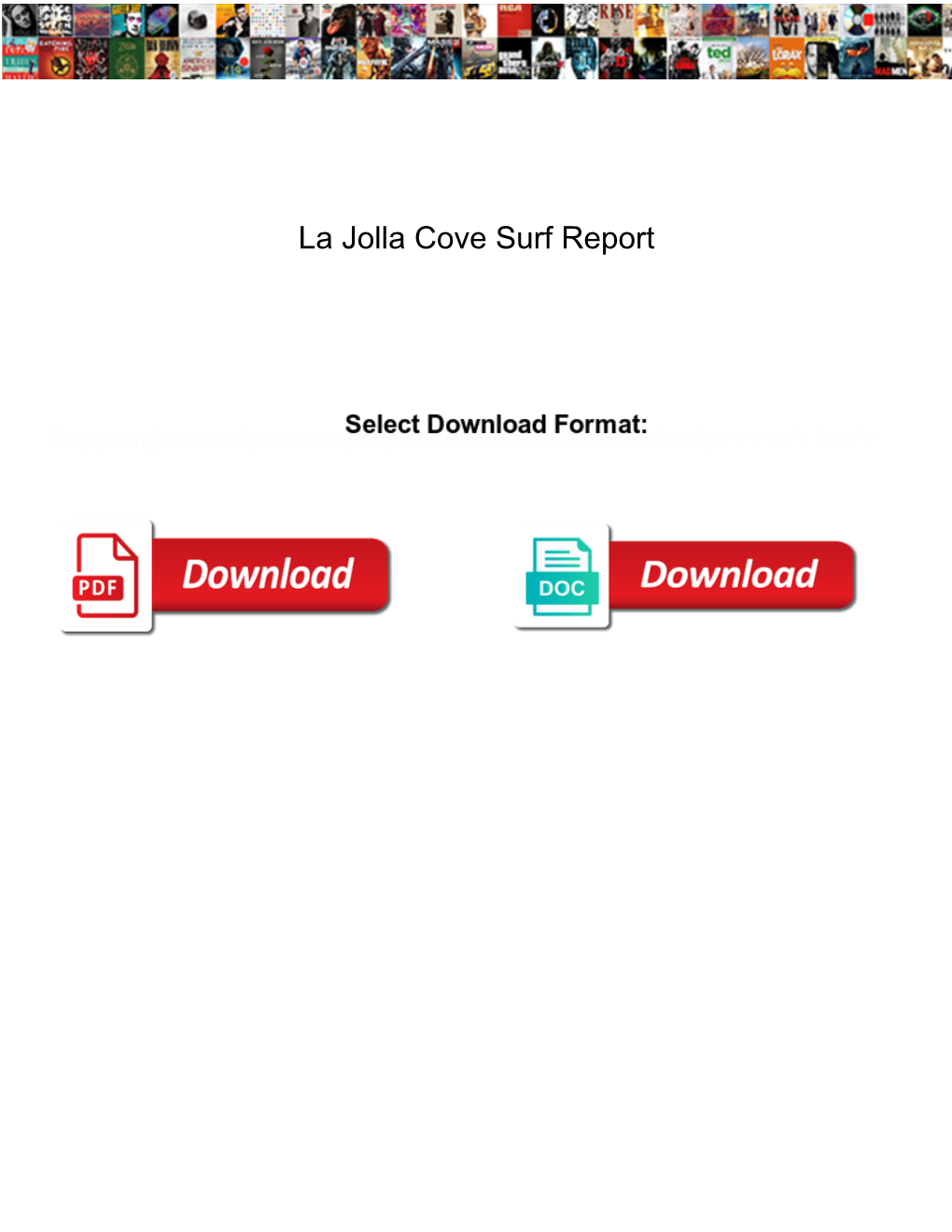 La Jolla Cove Surf Report Runes