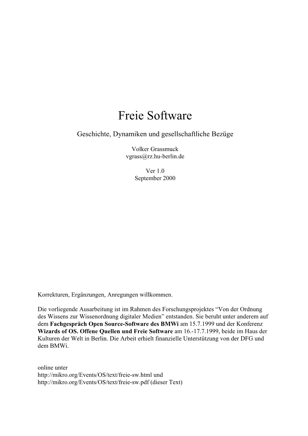 Freie Software