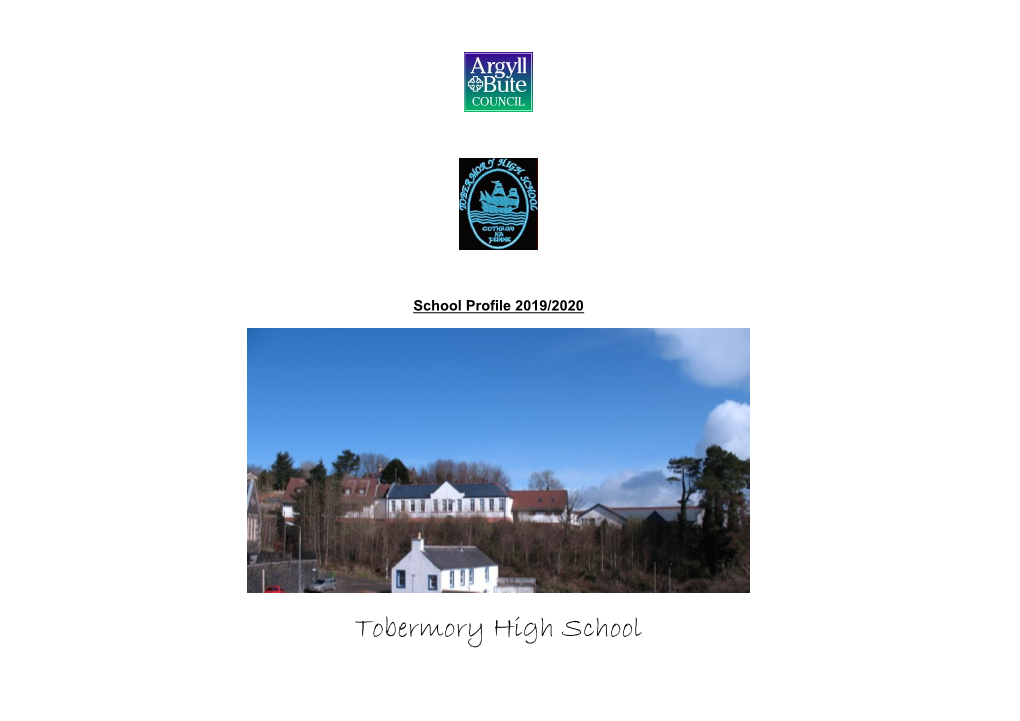 Tobermory High School School Profile 2019-2020