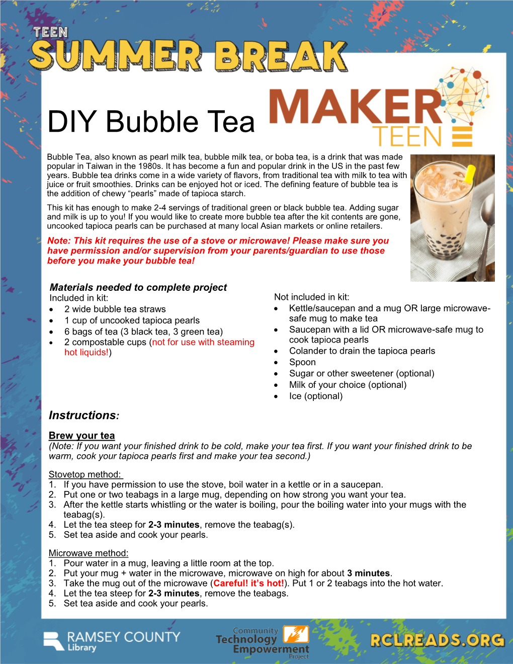 DIY Bubble Tea