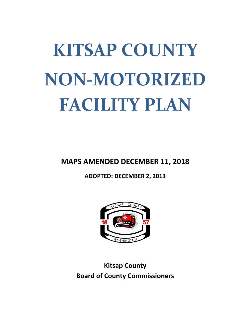 Kitsap County Non-Motorized Facility Plan