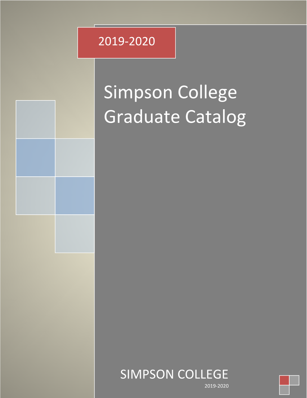 Simpson College Graduate Catalog