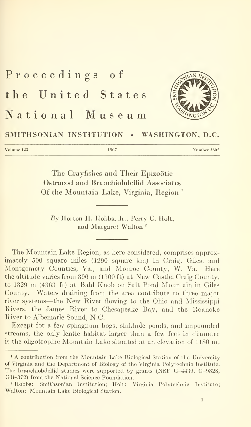 Proceedings of the United States National Museum