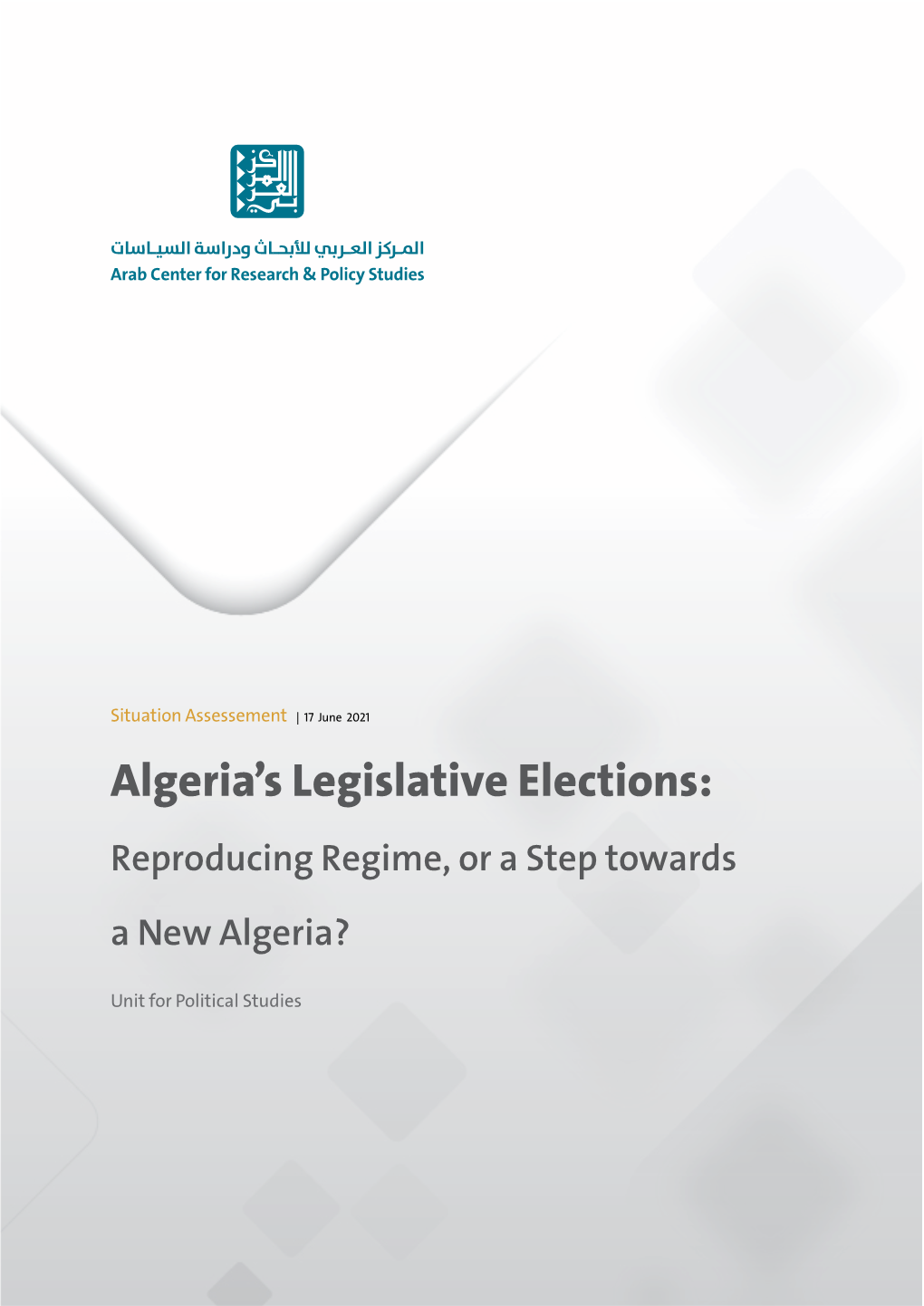 Algeria's Legislative Elections