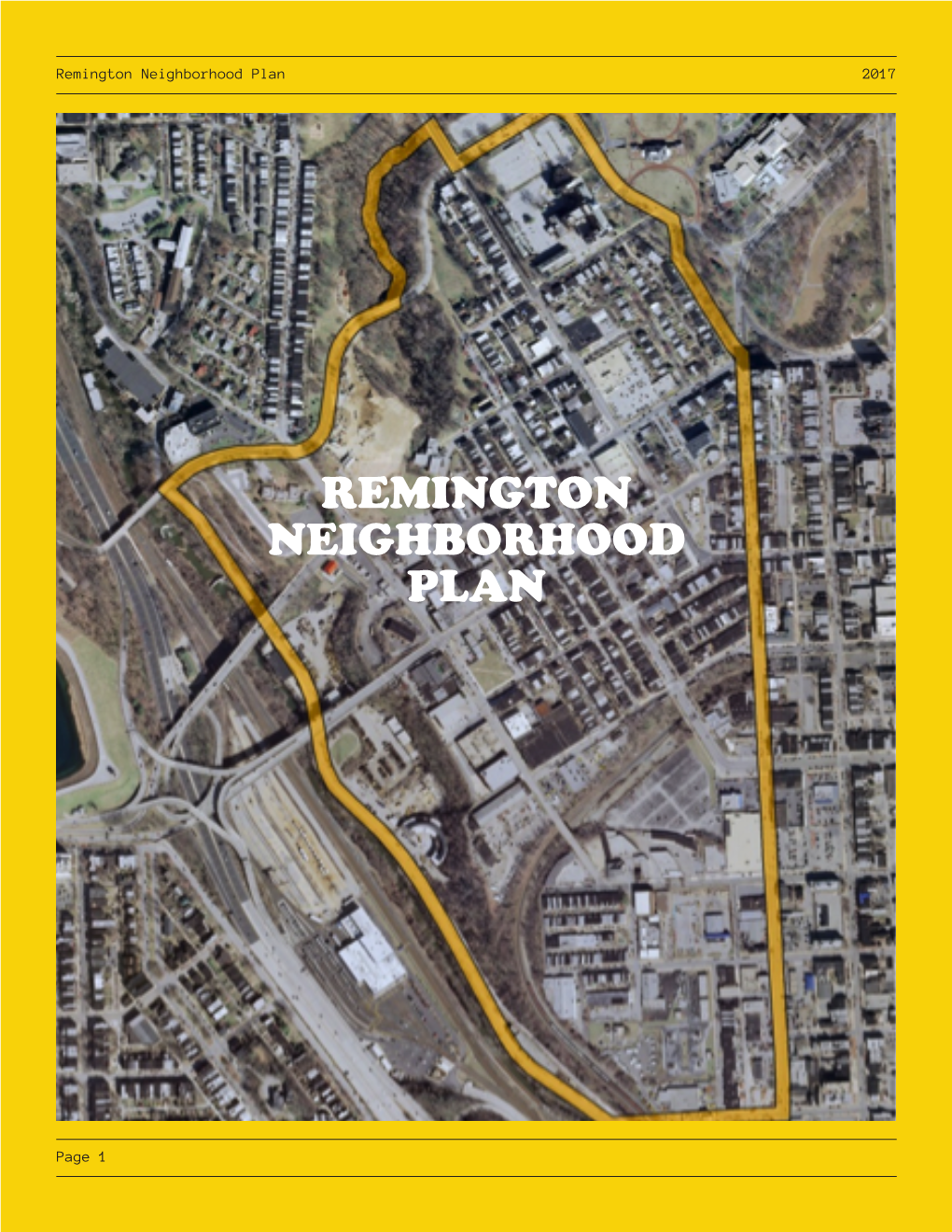 Remington Neighborhood Plan 2017